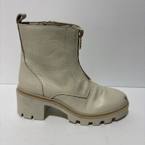 Antonio De Faria Women’s Lola White Zip Boots, Size 9 M